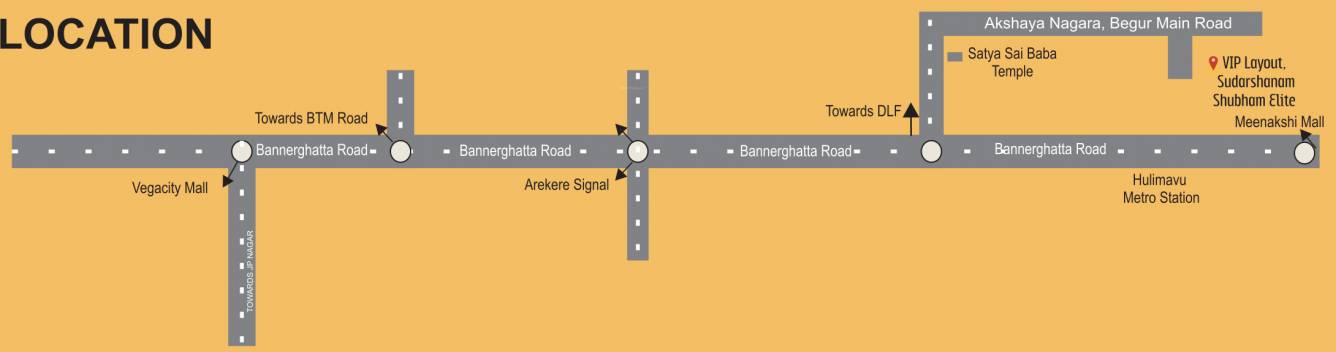  shubhum elite Location Plan