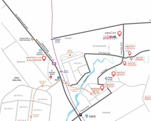  adarsh-sports-city Location Plan
