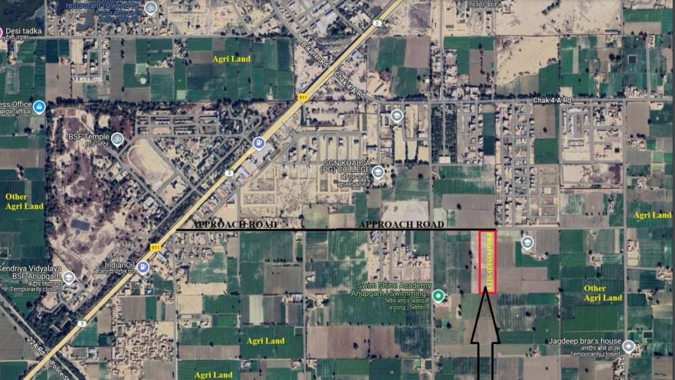  m s shri anand developers Location Plan