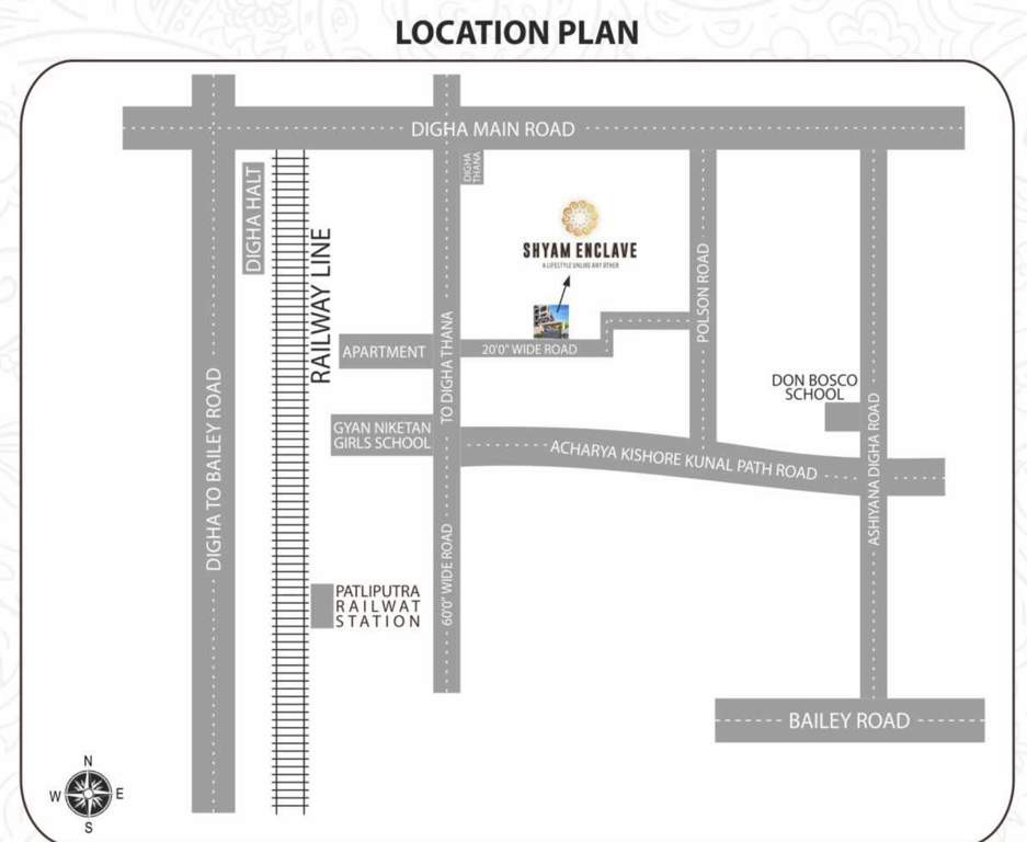  shyam enclave Location Plan