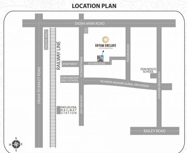Location Plan shyam-enclave Location Plan