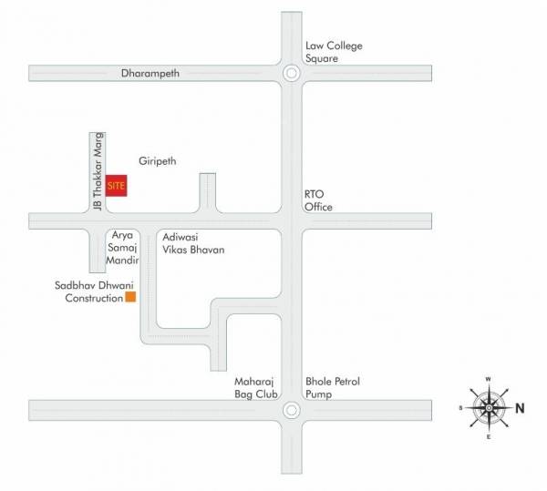 locationPlan of Krishna Kamal Dhwani Creation