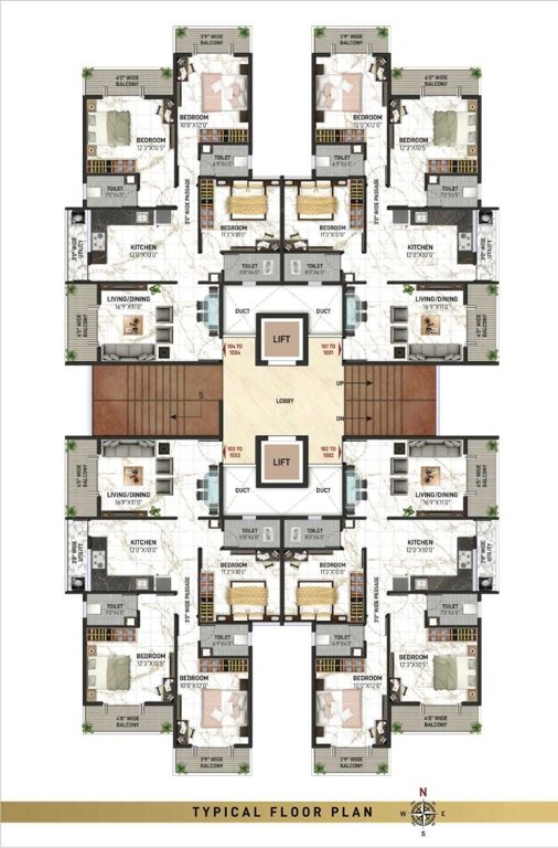  aaradhya marigold manor Aaradhya Marigold Manor B Cluster Plan