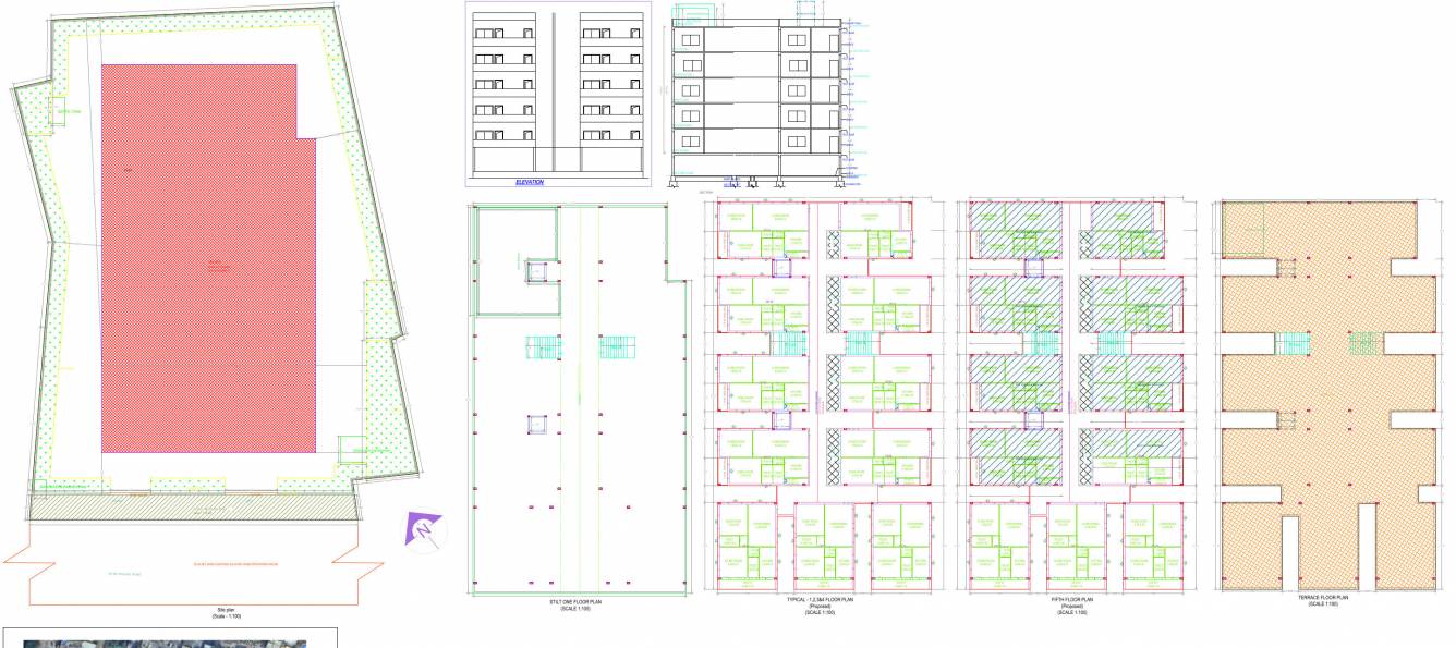 radhe govind towers Layout Plan
