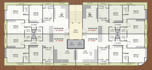 A Cluster Plan from 2nd to 5th Floor orchid-heights A Cluster Plan from 2nd to 5th Floor