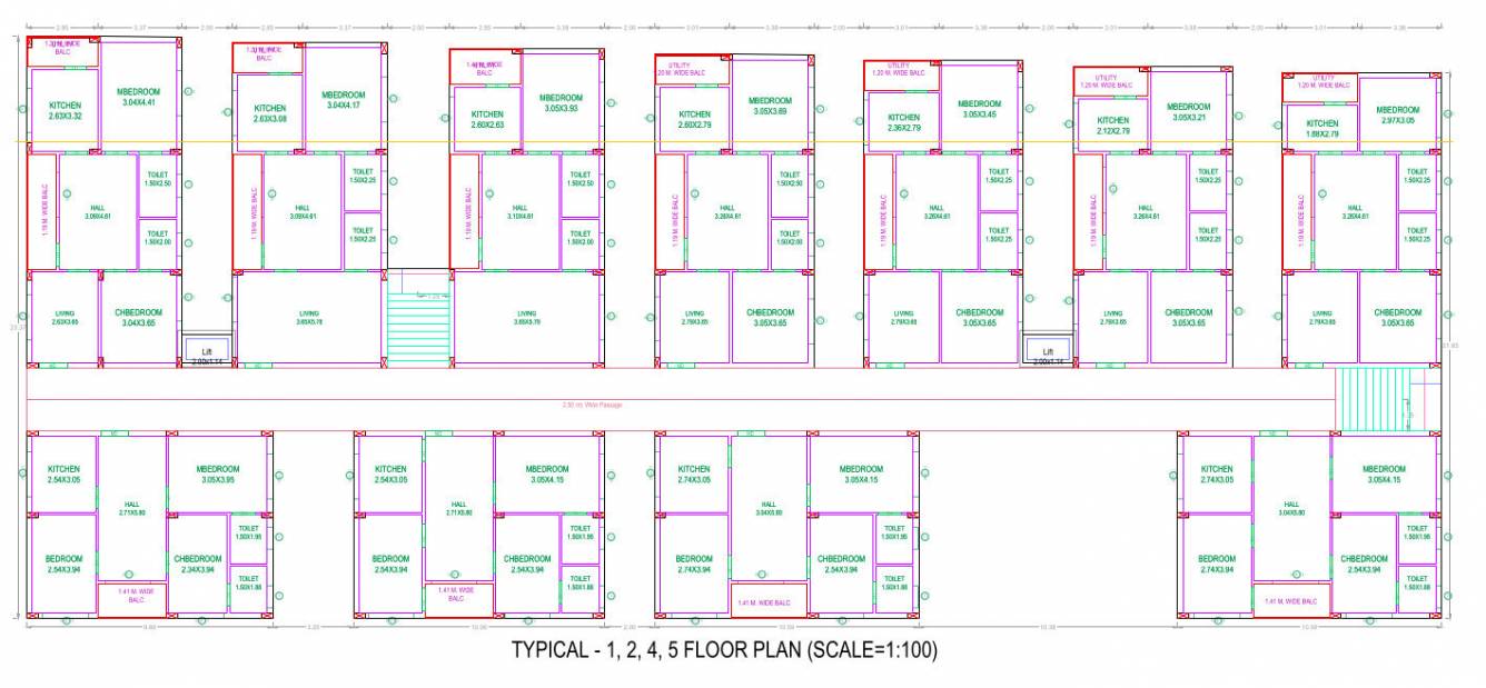  aditya towers Aditya Towers Cluster Plan For Typical