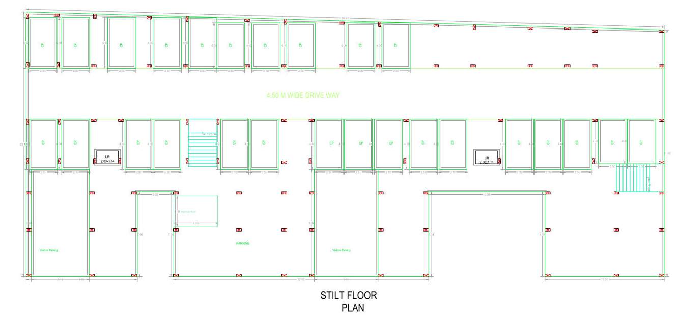 aditya towers Aditya Towers Cluster Plan Fot Stilt