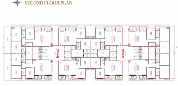  sahjanand-sky Tower A B Cluster Plan for 2nd Floor