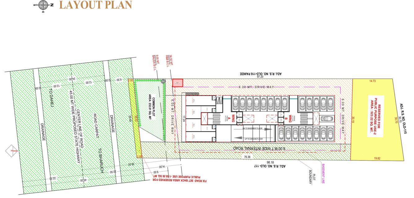 sahjanand sky Layout Plan