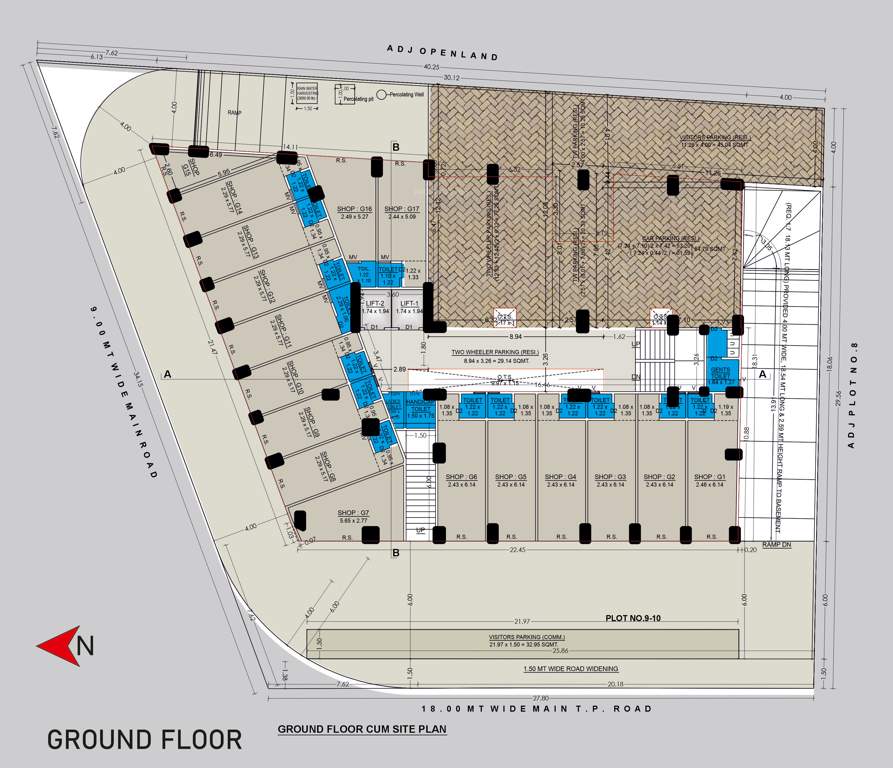  skyline Block A Cluster Plan for ground Floor