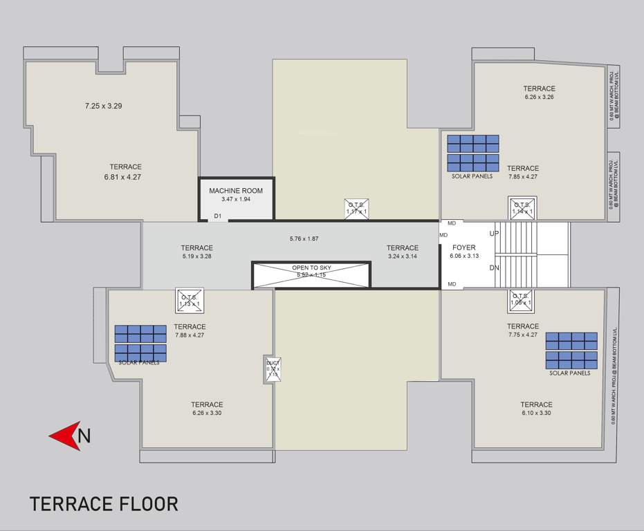  skyline Block A Cluster Plan for TerraceFloor
