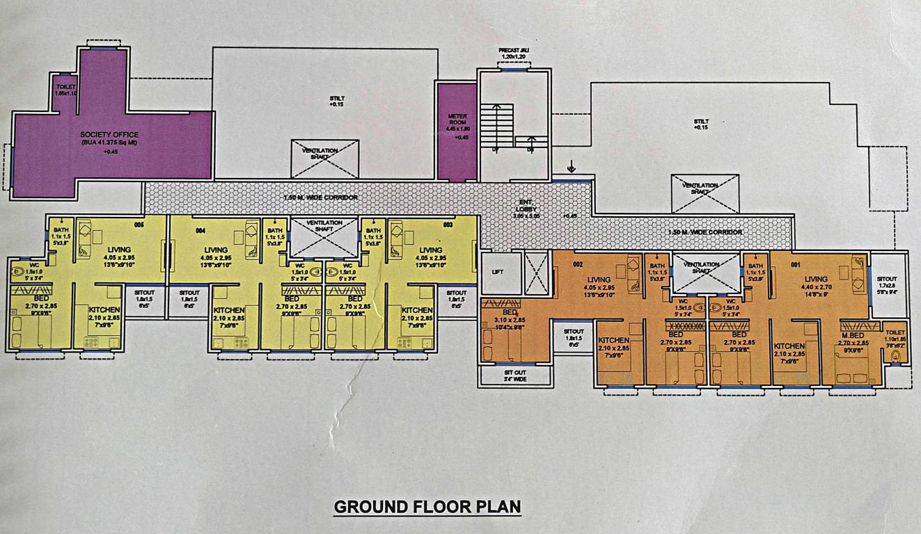  nandanvan ii Tower A Cluster Plan for ground Floor