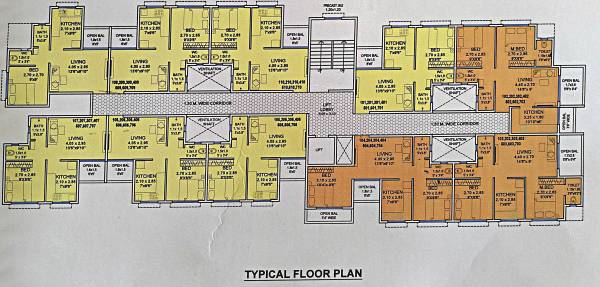  nandanvan-ii Tower A Cluster Plan from 1st to 7th Floor