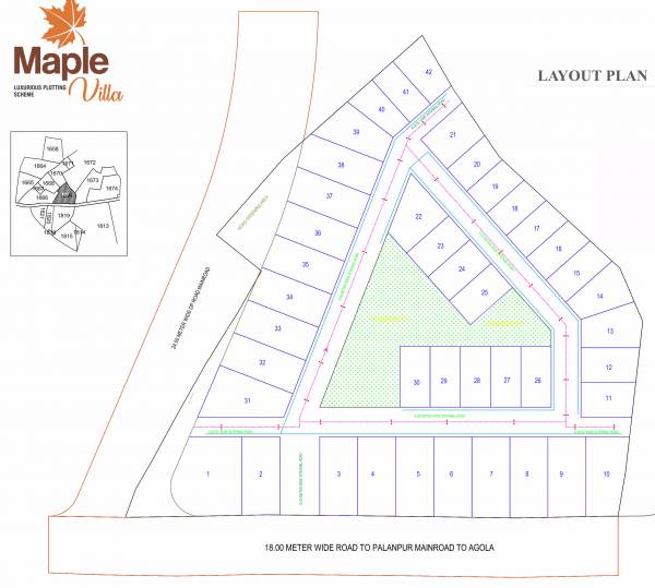 Layout Plan maple-villa Layout Plan