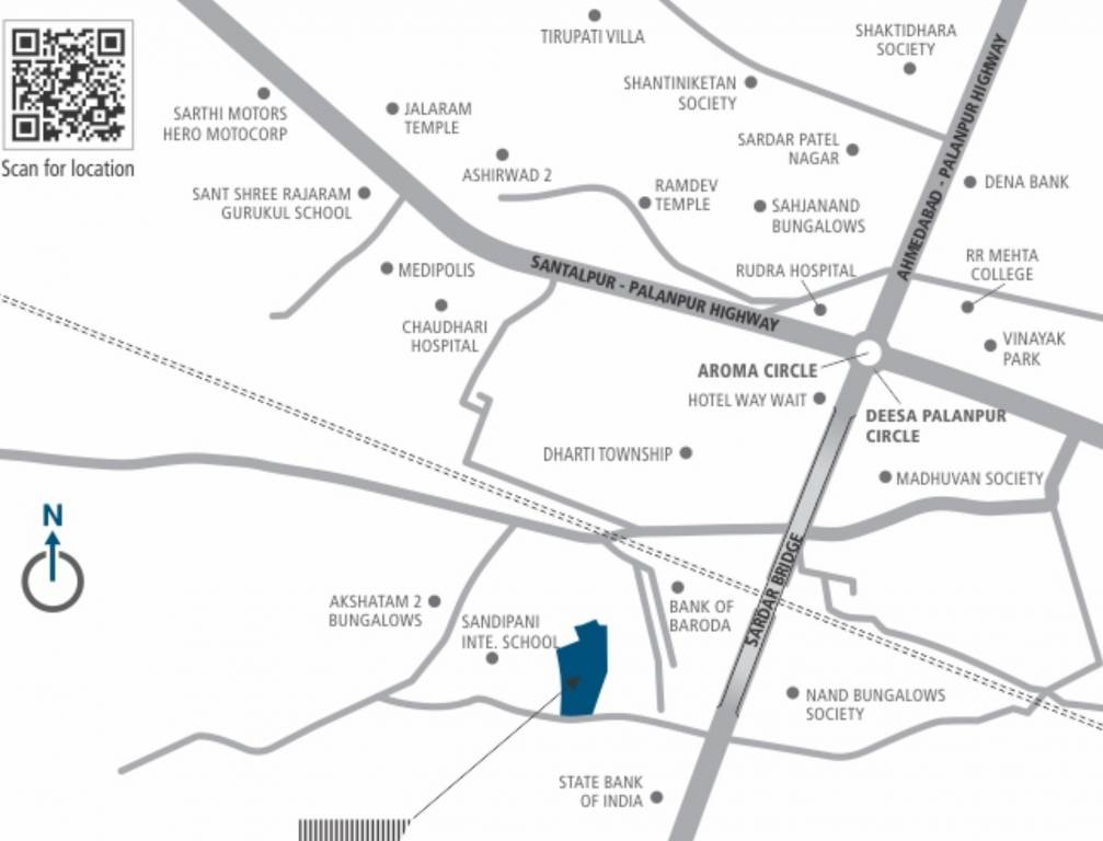 villa 7 Location Plan