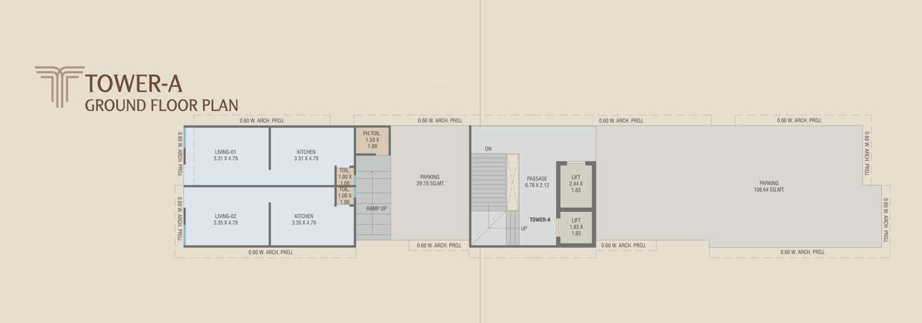  trident by courtyard Trident by Courtyard Block A Cluster Plan