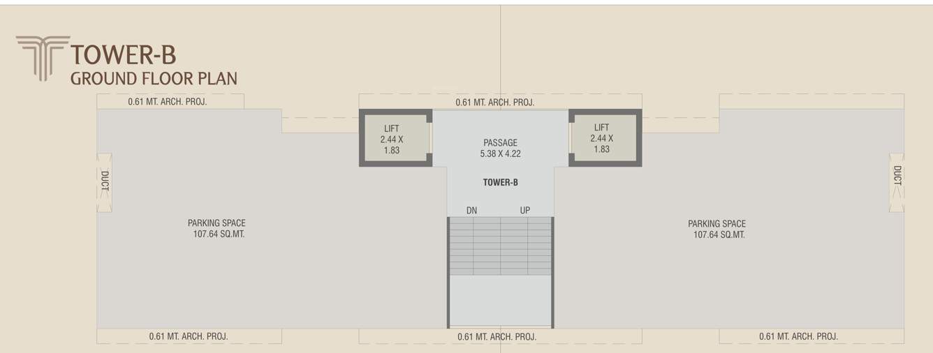  trident by courtyard Trident by Courtyard Block B Cluster Plan