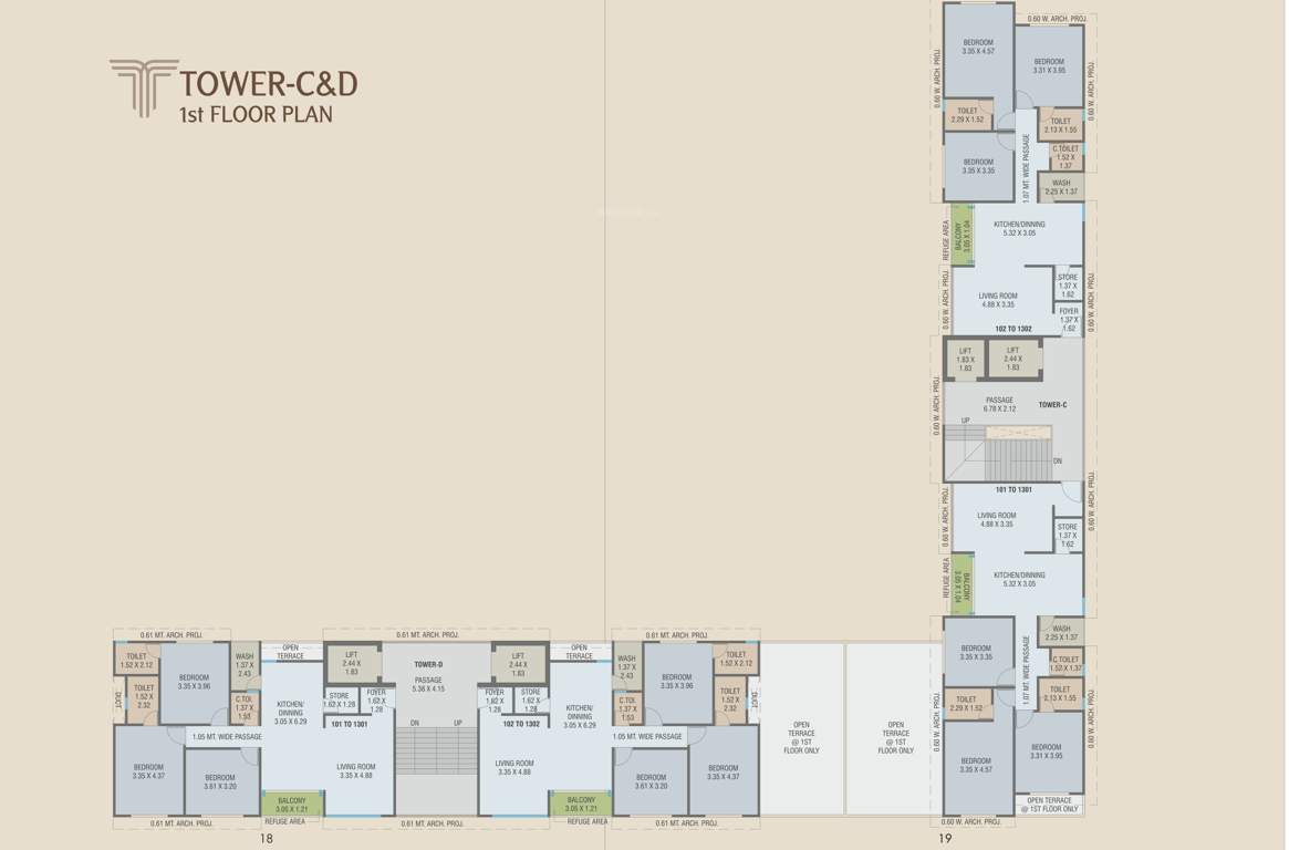  trident by courtyard Trident by Courtyard Block C Cluster Plan