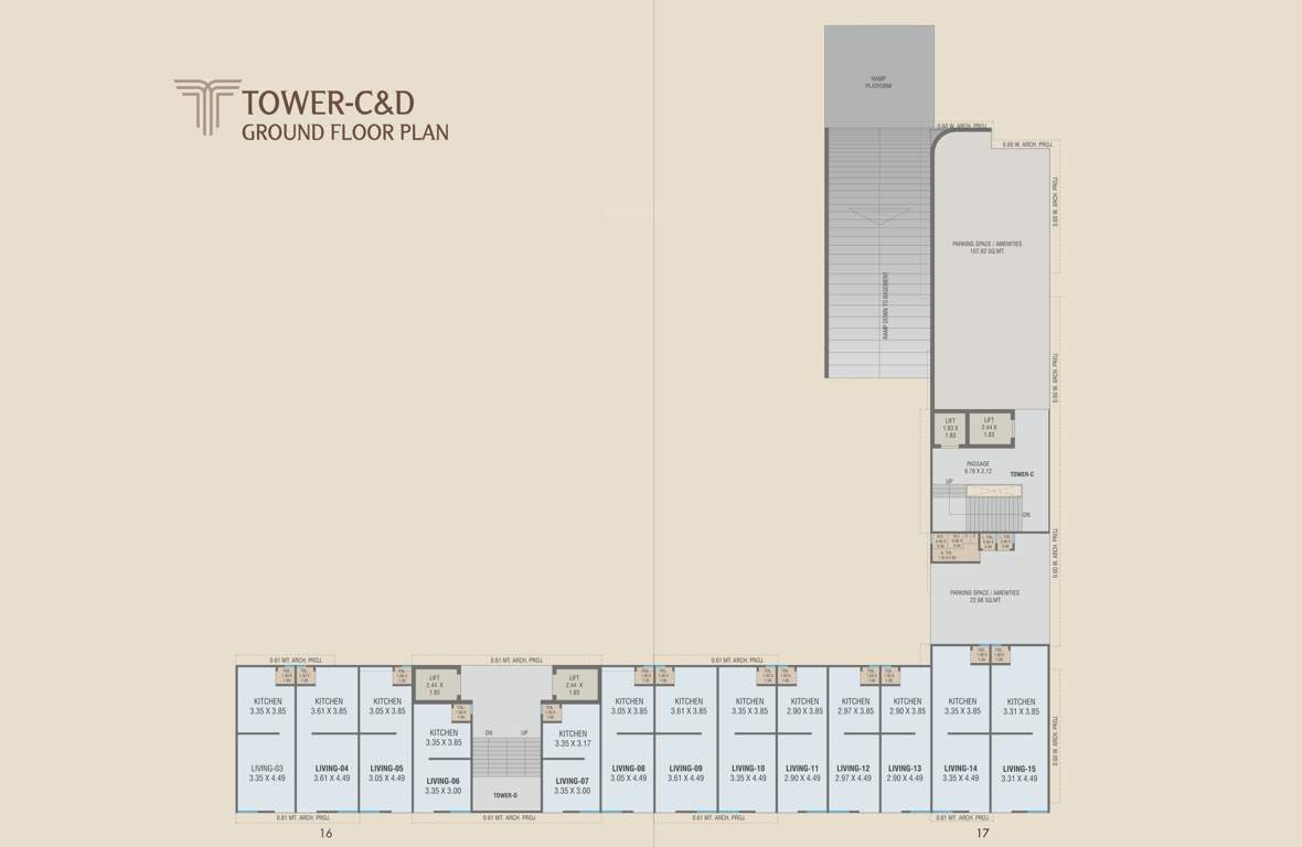  trident by courtyard Trident by Courtyard Block C Cluster Plan