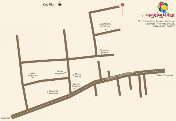 Location Plan anu-shambhu-villa Location Plan