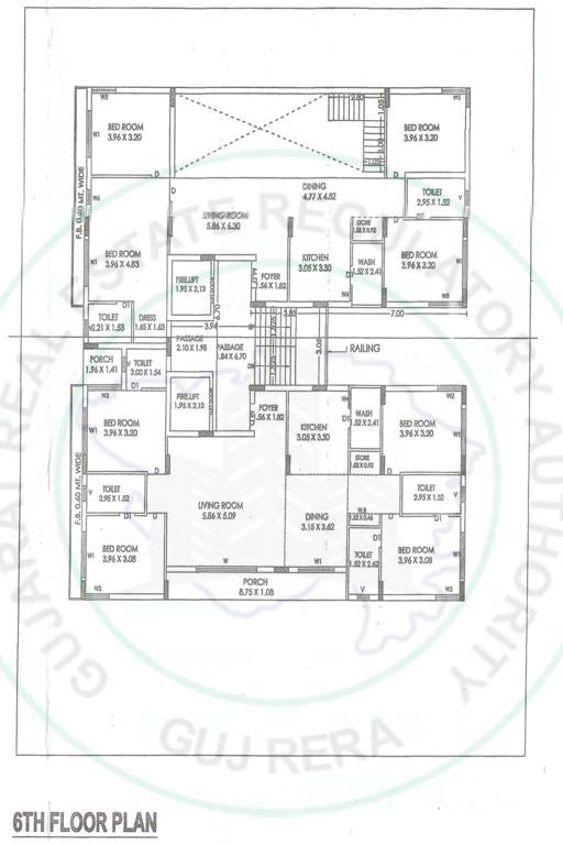  the radiant house The Radiant House Cluster Plan for 6th Floor