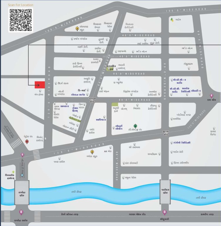 kailash homes Location Plan