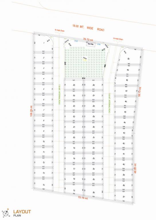  vraj bunglows Layout Plan
