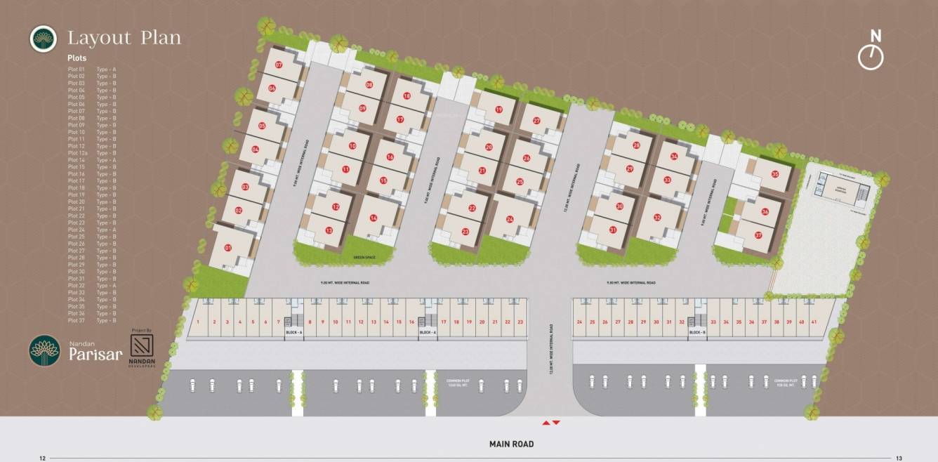  nandan parisar Layout Plan