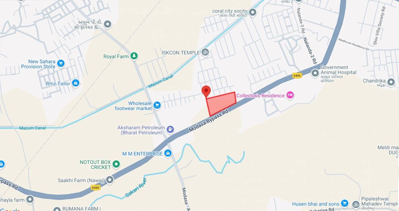  nandan parisar Location Plan