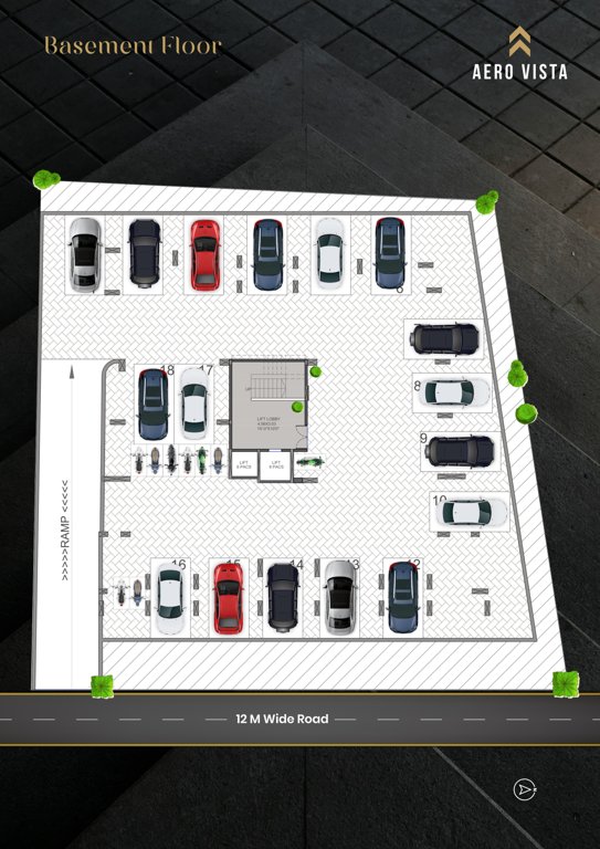  aero vista Aero Vista Basement Cluster Plan