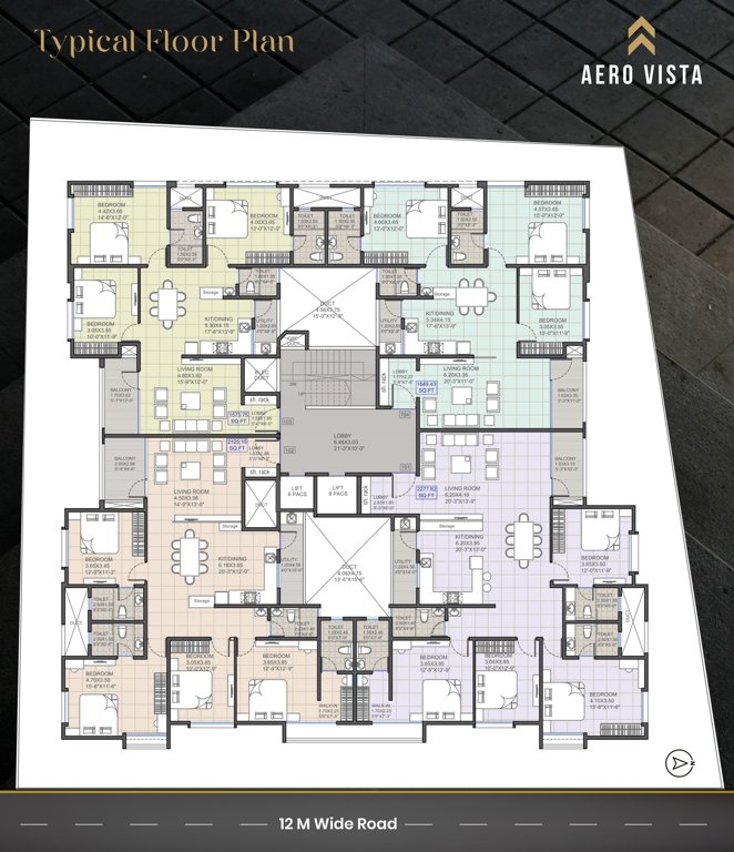  aero vista Aero Vista Typical Cluster Plan