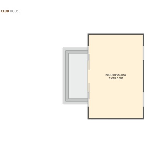  crest Tower C Cluster Plan for club house Floor