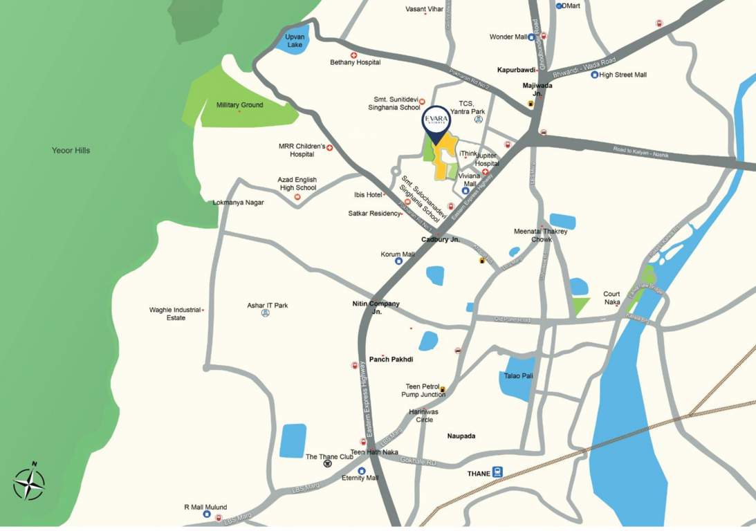  evara heights Location Plan