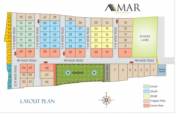 Layout Plan amar-residency Layout Plan
