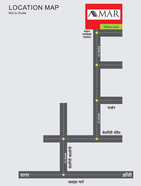  amar residency Location Plan