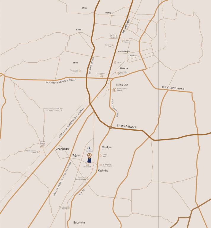  anugrah villas Location Plan
