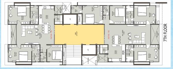Anjani Sky Cluster Plan for 7th Floor sky Anjani Sky Cluster Plan for 7th Floor