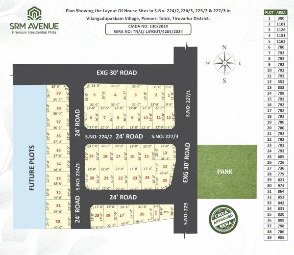  srm-avenue Layout Plan