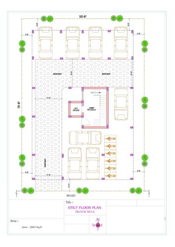  pallava-neha Pallava Neha Cluster Plan for ground Floor