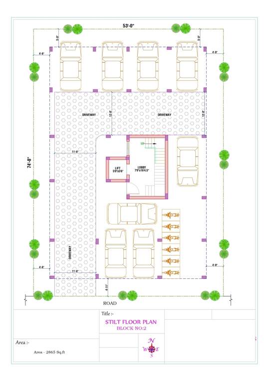  pallava neha Pallava Neha Cluster Plan for ground Floor
