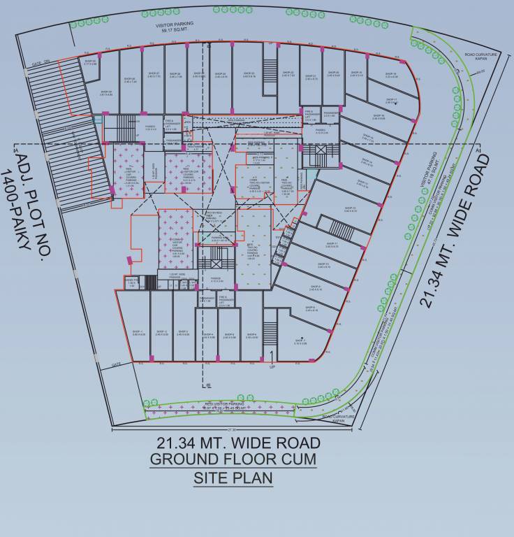 shifa tower Layout Plan