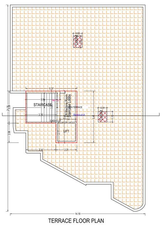  dream aura Shiv Shakti Dream Aura Cluster Plan for terrace Floor