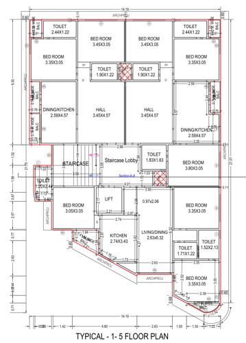  dream-aura Shiv Shakti Dream Aura Cluster Plan from 1st to 5th Floor