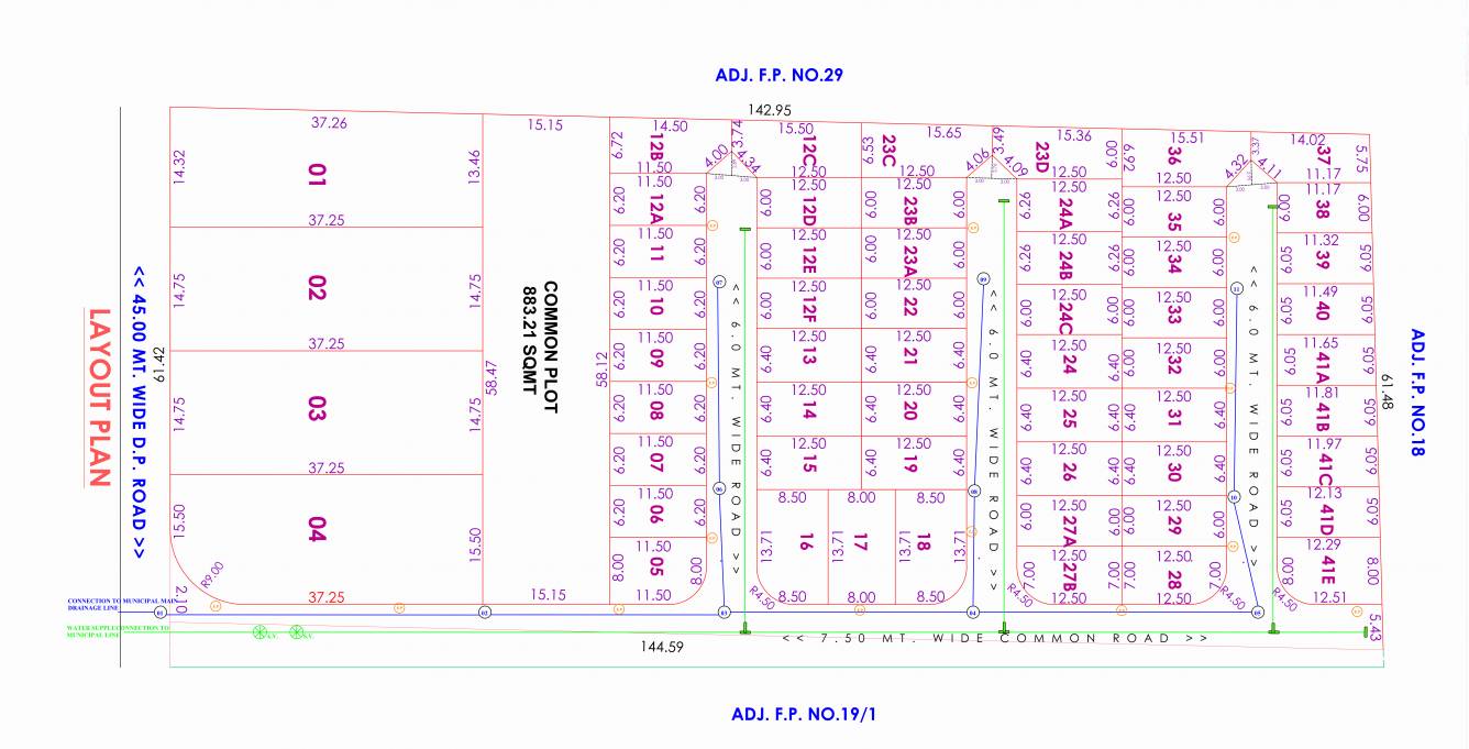  golden city Layout Plan