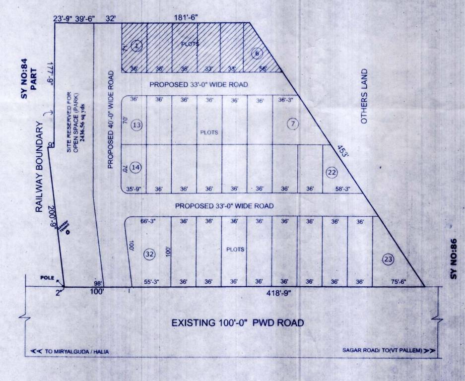  dollar hills Layout Plan