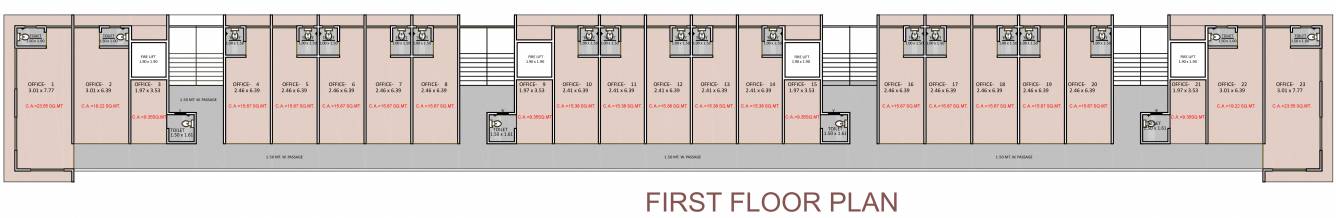 bapasitaram height A Cluster Plan for 1st Floor