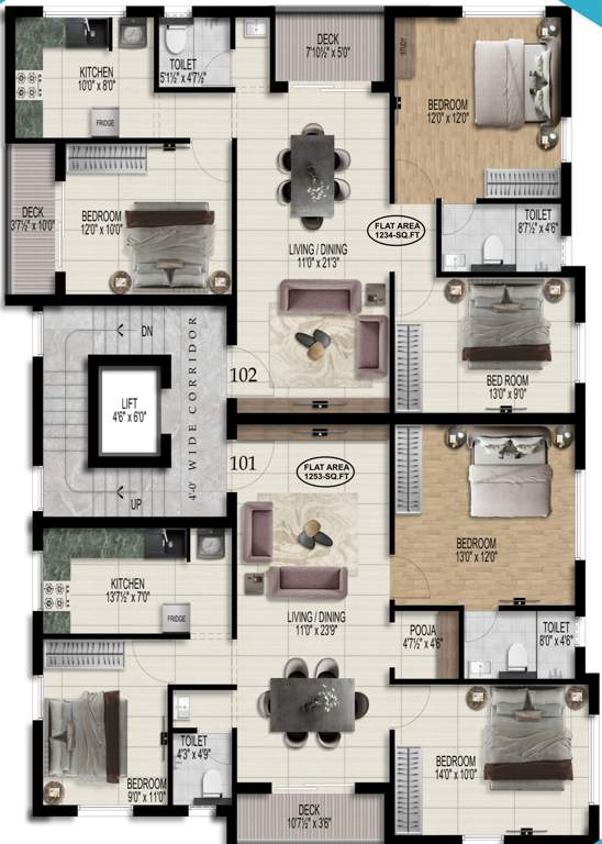  pearl imperial Pearl Imperial Cluster Plan from 1st to 2nd Floor