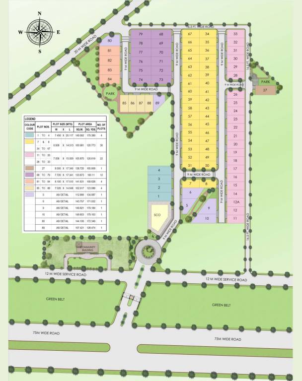  silver county Layout Plan