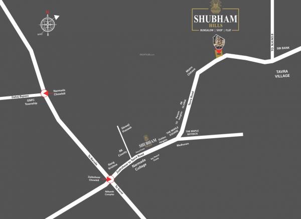  shubham-hills-villa Location Plan