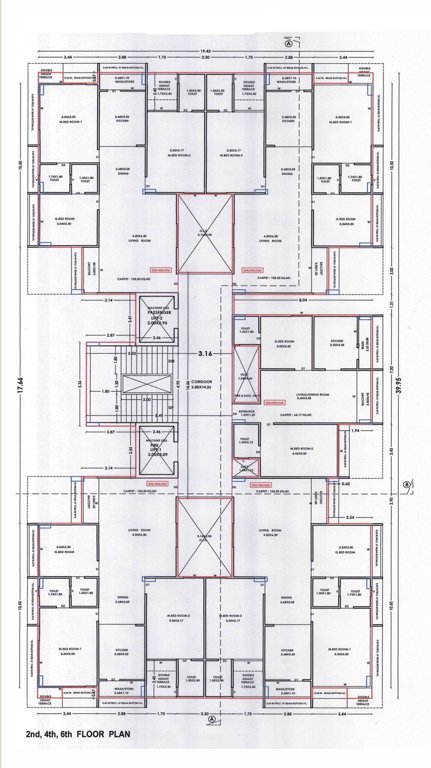  swara solitaire Swara Solitaire Cluster Plan from 2nd, 4th, 6th Floor